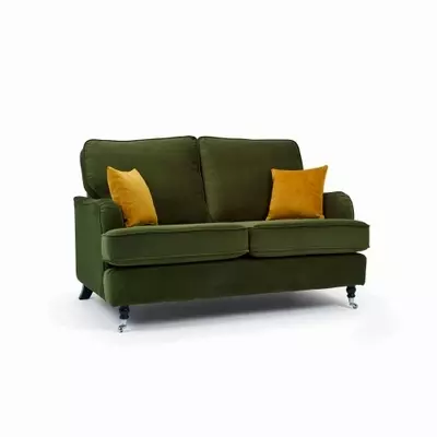 Charlotte 2 Seater Sofa (Shown in Velveteen Forest)
